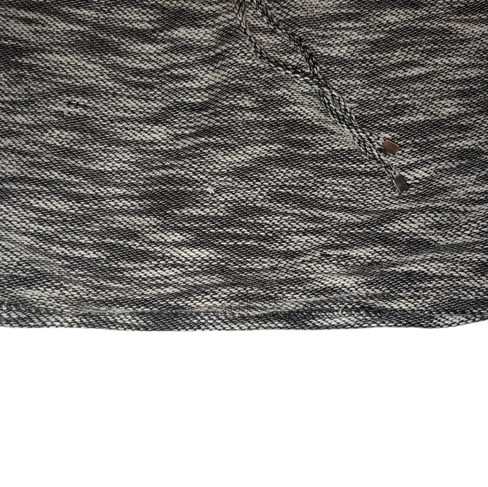 Merona Cotton Blend Heather Gray Drawstring Waist Dress Size Small - Picture 4 of 8